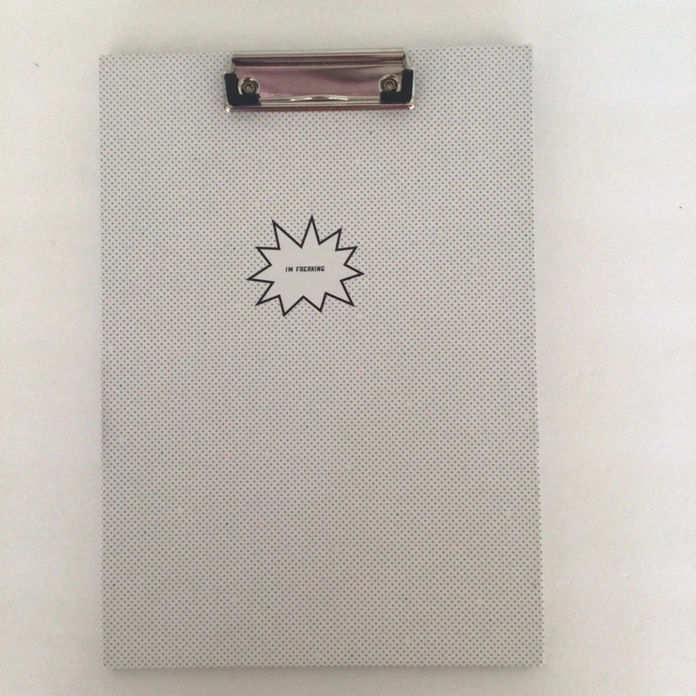ILUME POLKA DOT CLIPBOARD PADFOLIO NWT